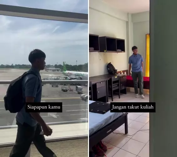 Anak satpam rela jadi kuli demi ongkos kuliah di UI © 2025 Instagram