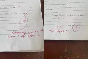 Begini kalau Gen Z jadi guru, 11 catatan nilai di lembar jawaban ujian ini bikin murid senyum kecut