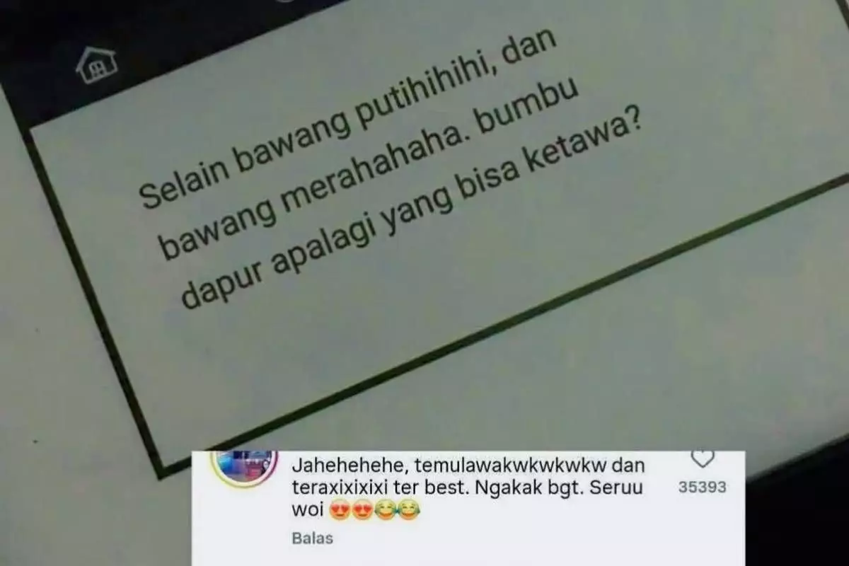Jokes receh warganet di kolom komentar nggak ada matinya, ini 8 potretnya yang bikin ketawa ngik-ngik