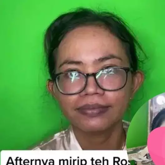 Dirias MUA dengan look flawless, transformasi wanita berkacamata ini endingnya malah mirip Rossa