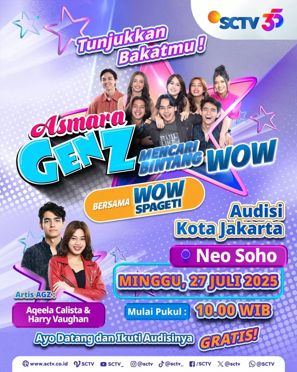 Audisi Asmara Gen Z Jakarta SCTV