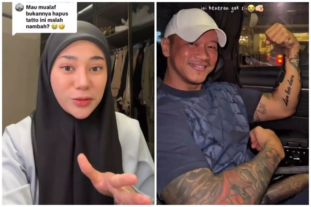 Aksinya antarkan calon suami bikin tato sebelum ikrar mualaf disorot, begini penjelasan Clara Shinta