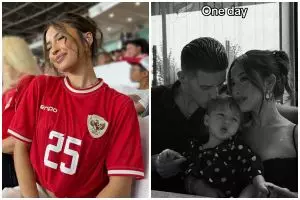 Dua sejoli dimabuk asmara, Jennifer Coppen ikut tren day one, spill DM awal Justin Hubner PDKT