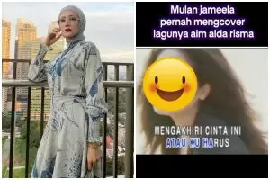 9 Potret lawas Mulan Jameela cover lagu era 90-an, wajah chubby-nya bikin pangling