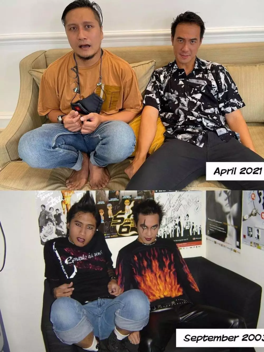 potret seleb reka ulang foto lawas bikin takjub © instagram