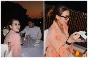 9 Potret Aaliyah Massaid dan Thariq Halilintar rayakan satu tahun pernikahan, dapat kado mewah