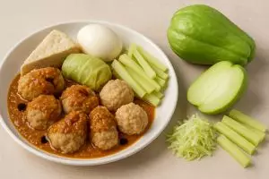 Cara membuat siomay enak yang tetap empuk meski sudah dingin pakai labu siam