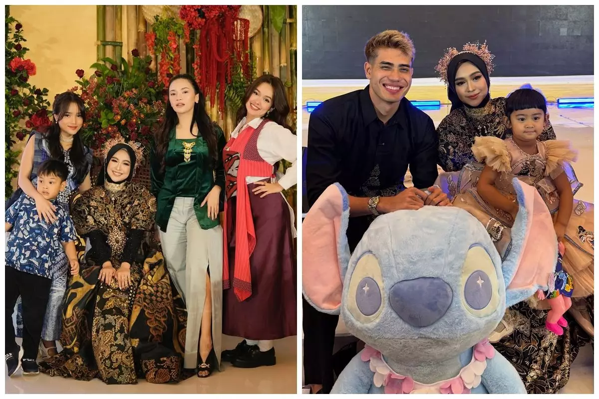 Potret 9 seleb hadiri acara ulang tahun Moana anak Ria Ricis, Evan DC beri ucapan manis