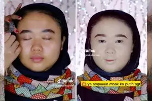 Nggak selamanya makeup dempul itu jelek, potret wanita dirias jadi pengantin Solo ini hasilnya wow