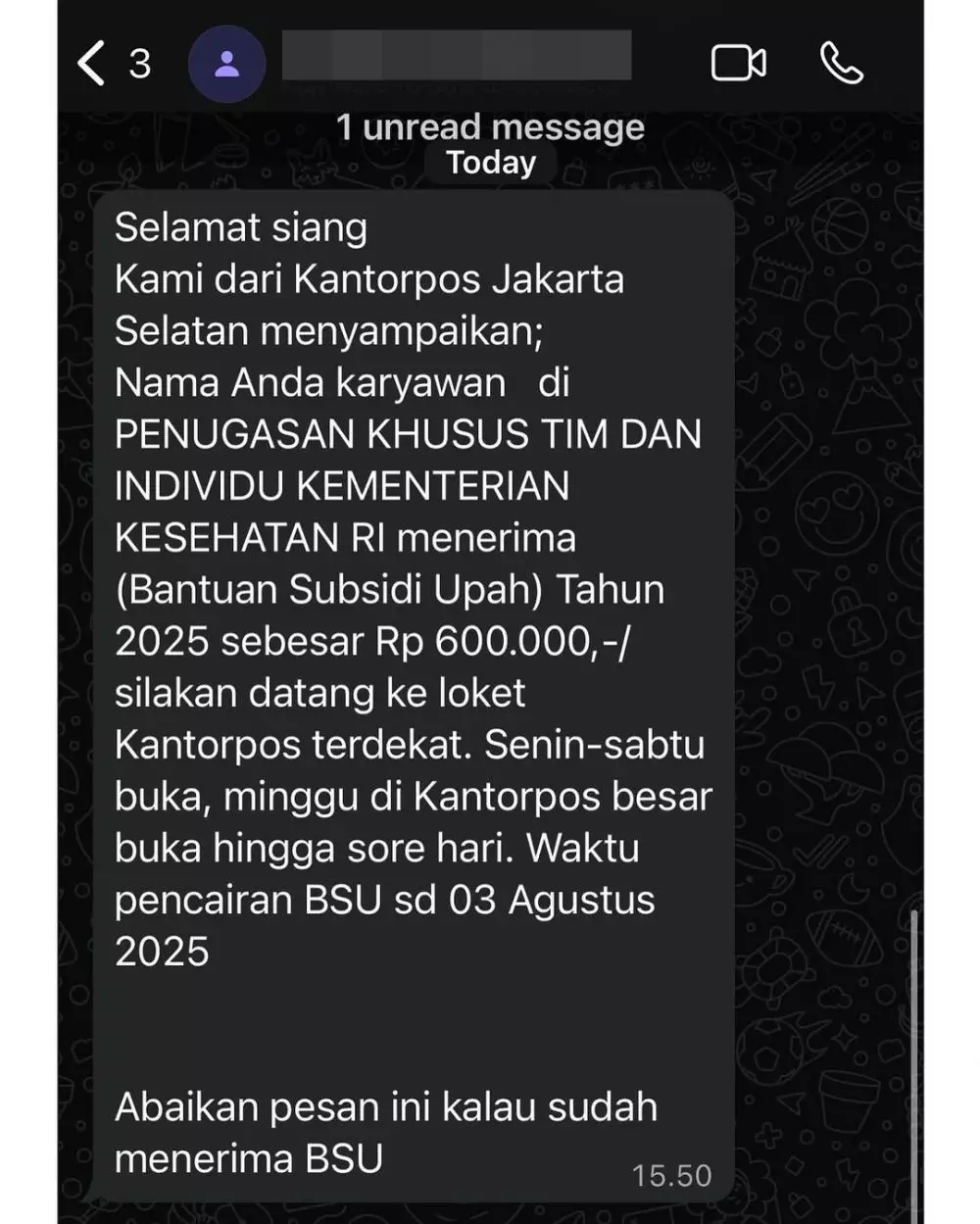 Ernest Prakasa terdaftar jadi penerima BSU © 2025 Instagram