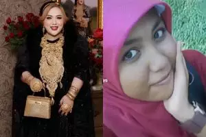 Viral karena gaya mencoloknya dengan emas segambreng, ini 9 potret jadul Mira Hayati sebelum terkenal