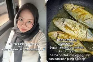 Bukan dari rasa, wanita ini beri rating seberapa good looking 13 ikan yang dia makan dari tampilannya