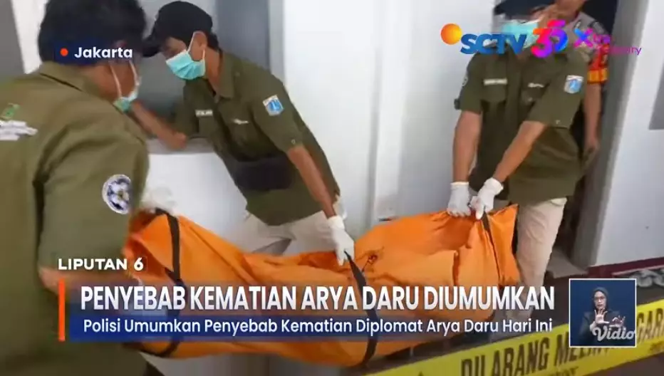 hasil penyelidikan kematian Arya Daru © YouTube hasil penyelidikan kematian Arya Daru © YouTube