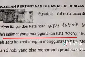 Momen ketika Gen Alpha mengisi soal di buku LKS ini jawabannya bikin guru nggak bisa berkata-kata