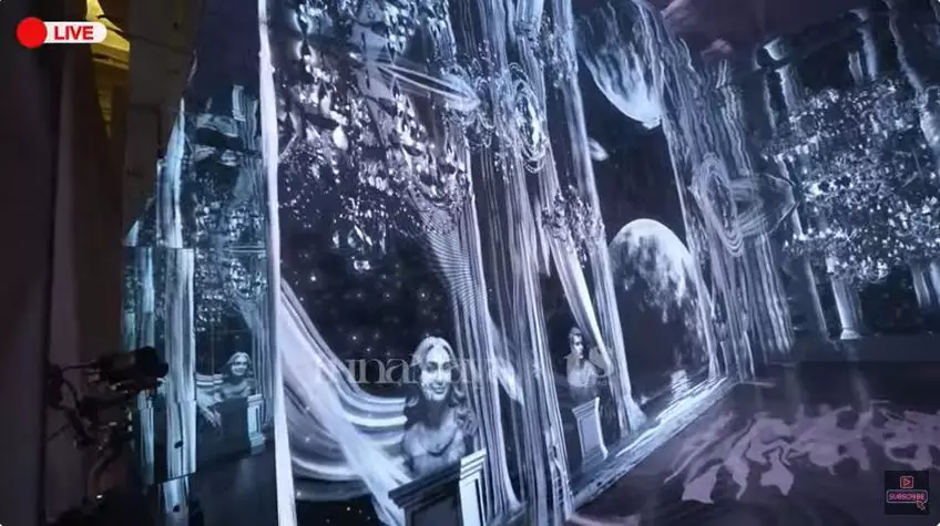 Potret dekorasi resepsi Luna Maya di Jakarta © 2025 YouTube