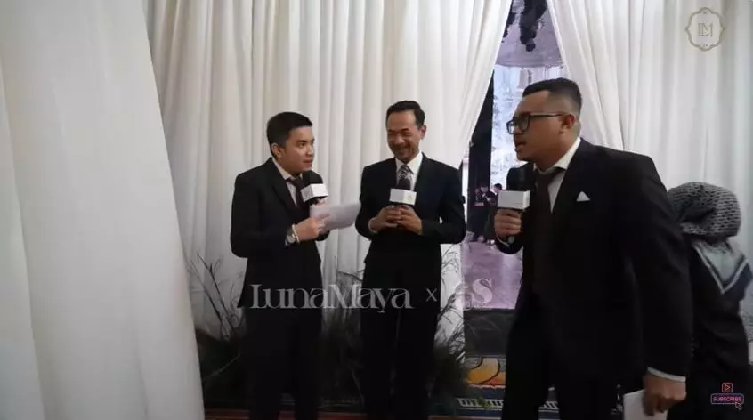 Seleb di resepsi Jakarta Luna Maya dan Maxime Bouttier © 2025 brilio.net