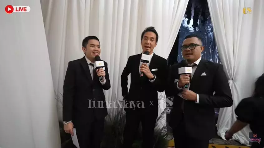 Seleb di resepsi Jakarta Luna Maya dan Maxime Bouttier © 2025 brilio.net