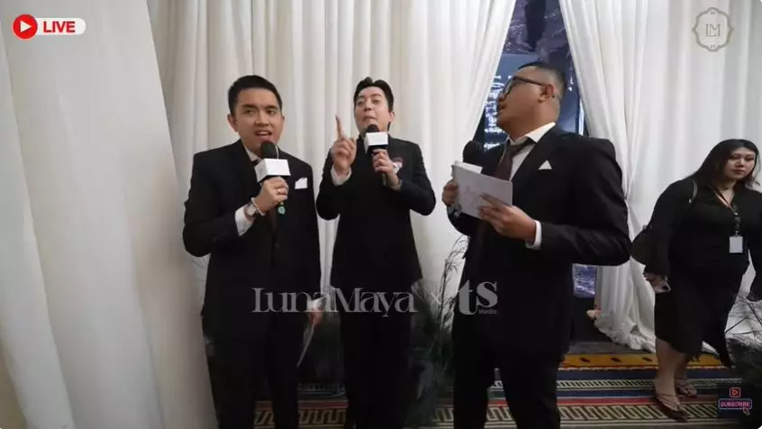 Seleb di resepsi Jakarta Luna Maya dan Maxime Bouttier © 2025 brilio.net