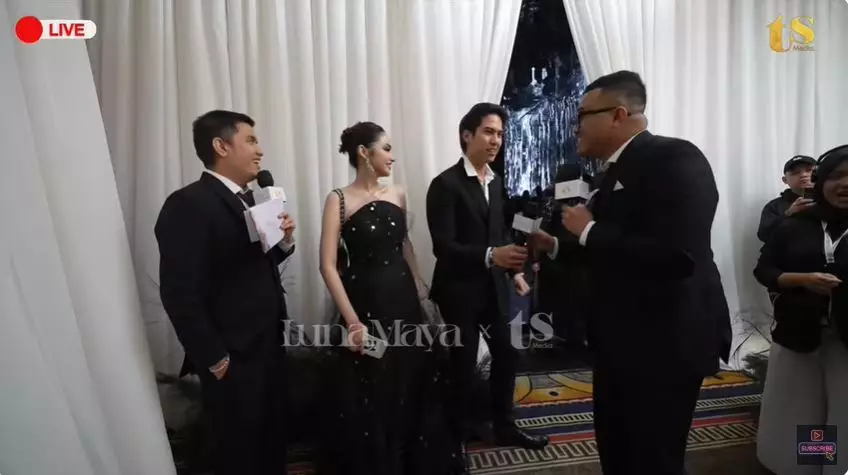Seleb di resepsi Jakarta Luna Maya dan Maxime Bouttier © 2025 brilio.net