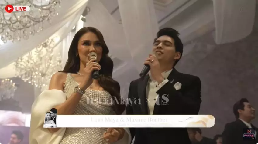 Momen resepsi pernikahan Luna dan Maxime di Jakarta © 2025 brilio.net