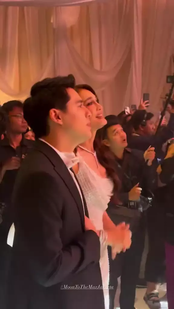 Momen resepsi pernikahan Luna dan Maxime di Jakarta © 2025 brilio.net