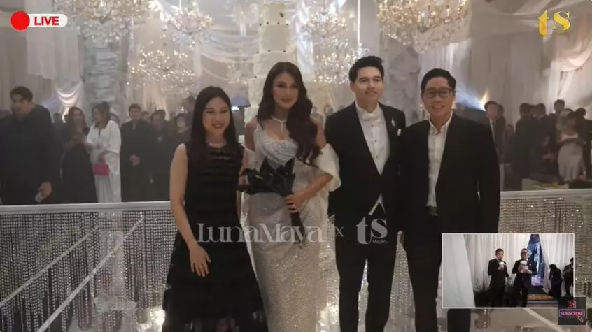 Momen resepsi pernikahan Luna dan Maxime di Jakarta © 2025 brilio.net