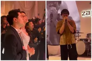 9 Momen resepsi pernikahan Luna Maya dan Maxime Bouttier di Jakarta, dimeriahkan Sheila On 7