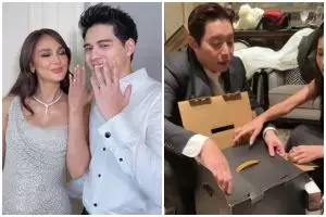 Suvenir antimainstream dari Luna dan Maxime saat resepsi di Jakarta, beratnya 3 kg, ini 9 potretnya