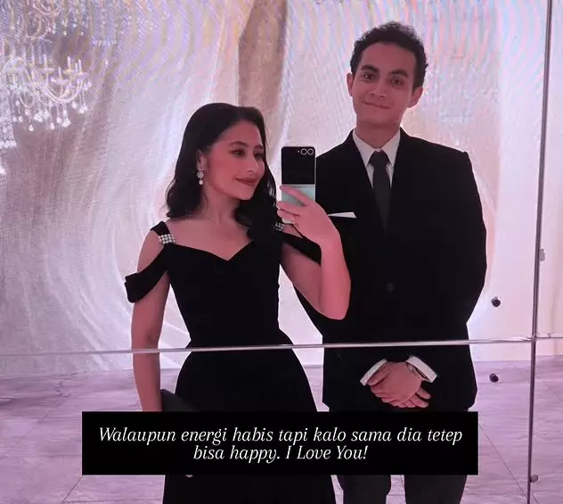 Prilly Latuconsina hadiri resepsi Maxime © Instagram