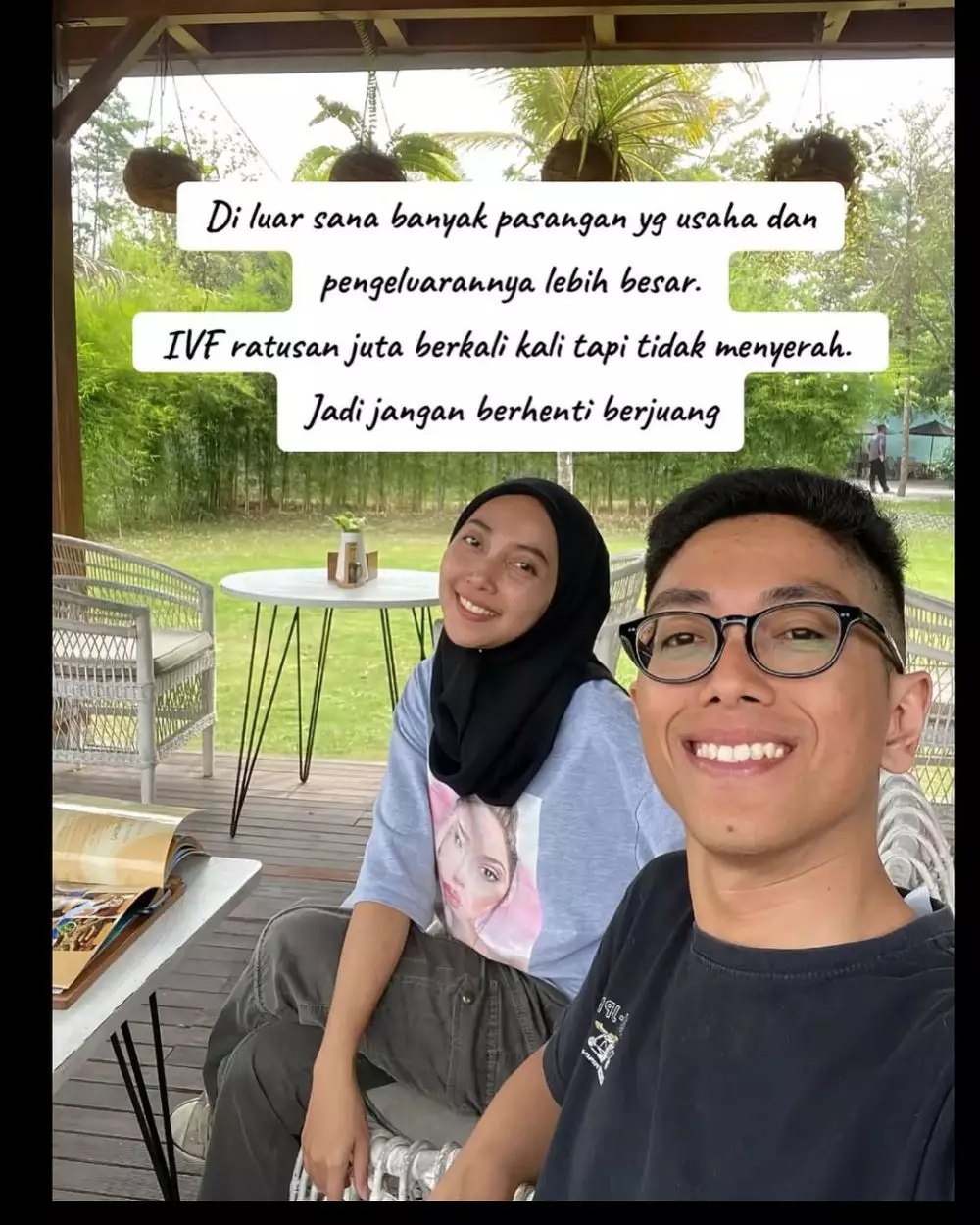 Pasangan habiskan dana Rp159 juta untuk program kehamilan © 2025 Instagram