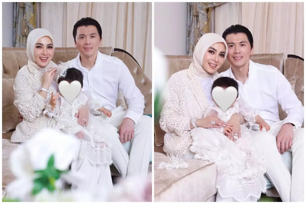 9 Potret Syahrini rayakan ulang tahun ke-45 bersama baby Lily, simpel dengan keluarga kecil