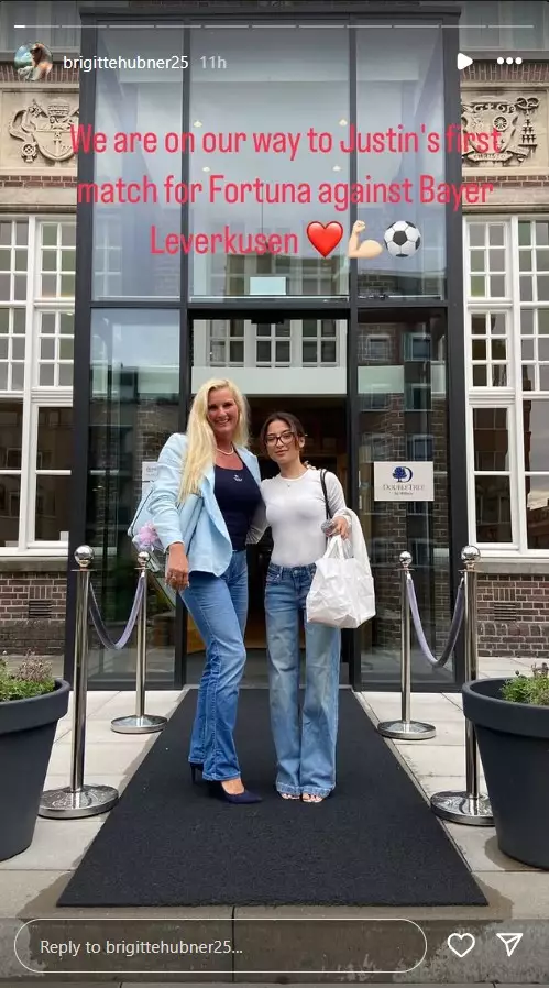 Jennifer Coppen dan Brigitte nonton Justin Hubner © 2025 brilio.net