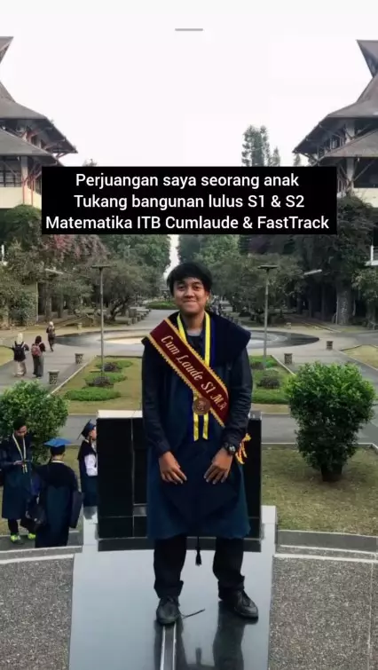 kisah anak kuli lulusan ITB © Instagram kisah anak kuli lulusan ITB © Instagram