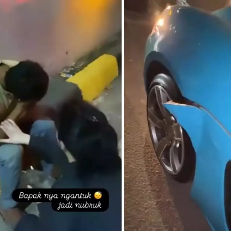 Respect! Viral pemilik Porsche Rp3 M tak tuntut ganti rugi usai mobilnya diserempet supir truk ngantuk