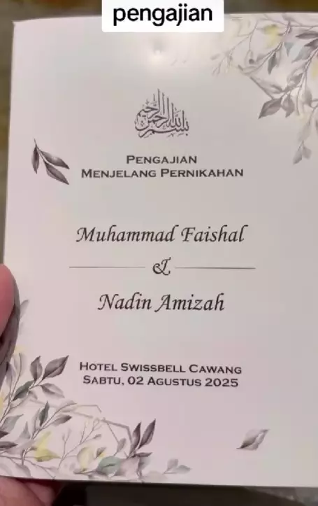 pengajian Nadin Amizah jelang nikah © berbagai sumber