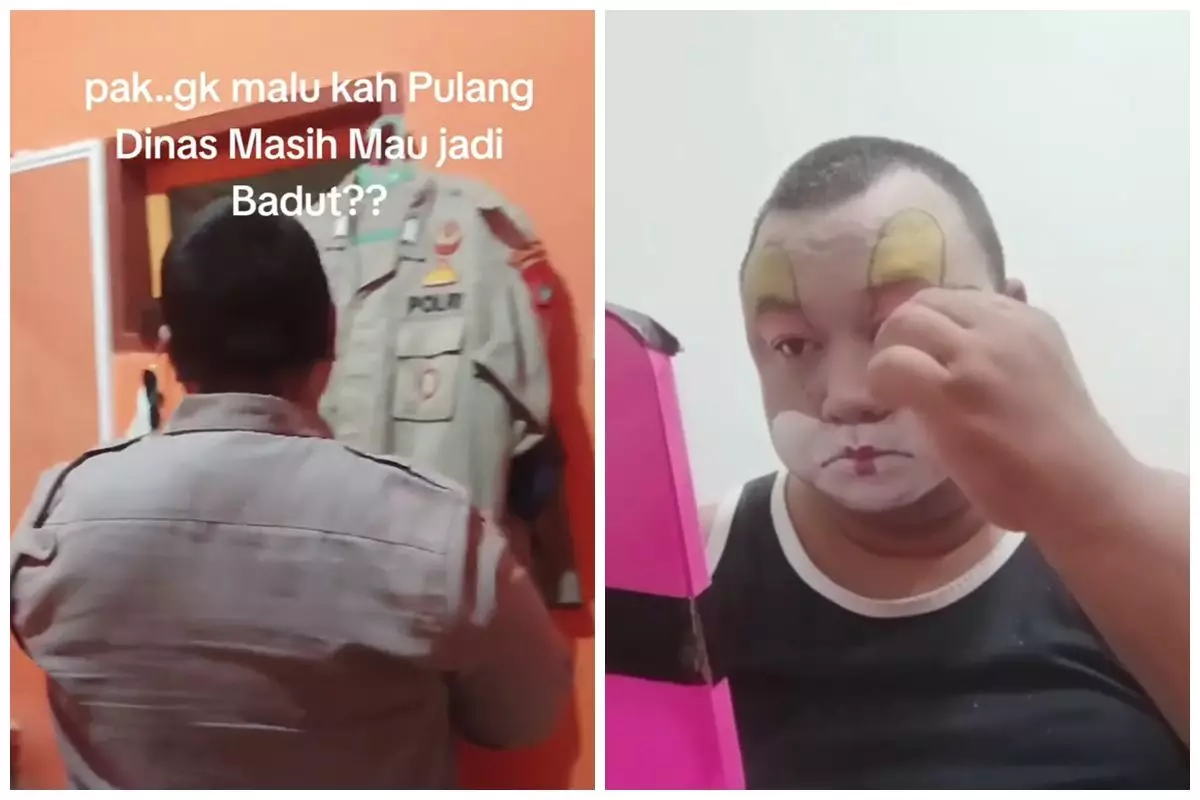 Kisah Bripka Fardiansyah tak malu cari duit tambahan dengan jadi badut, berjuang cari rezeki berkah