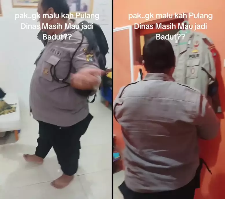 Kisah polisi rela jadi badut untuk tambahan nafkah © 2025 TikTok Kisah polisi rela jadi badut untuk tambahan nafkah © 2025 TikTok