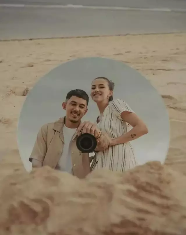 perjalanan cinta Dahlia Poland dan Fandy © Instagram perjalanan cinta Dahlia Poland dan Fandy © Instagram