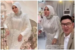 Glamornya Syahrini, pesta ulang tahun pakai cincin berlian kuning, harganya bikin melongo