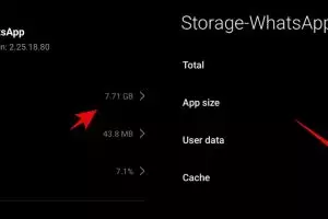 Kenapa cache WhatsApp di HP bisa sampai puluhan GB? ini 5 solusinya biar memori lega