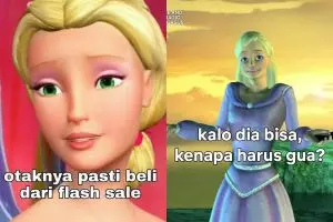 9 Meme lucu pakai foto Barbie ini auto bikin ngakak, tapi ada juga yang nyesek sampai ke hati