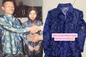Wanita ini rombak baju kebaya berusia 22 tahun milik sang ibunda, hasil desainnya bikin nggak nyangka