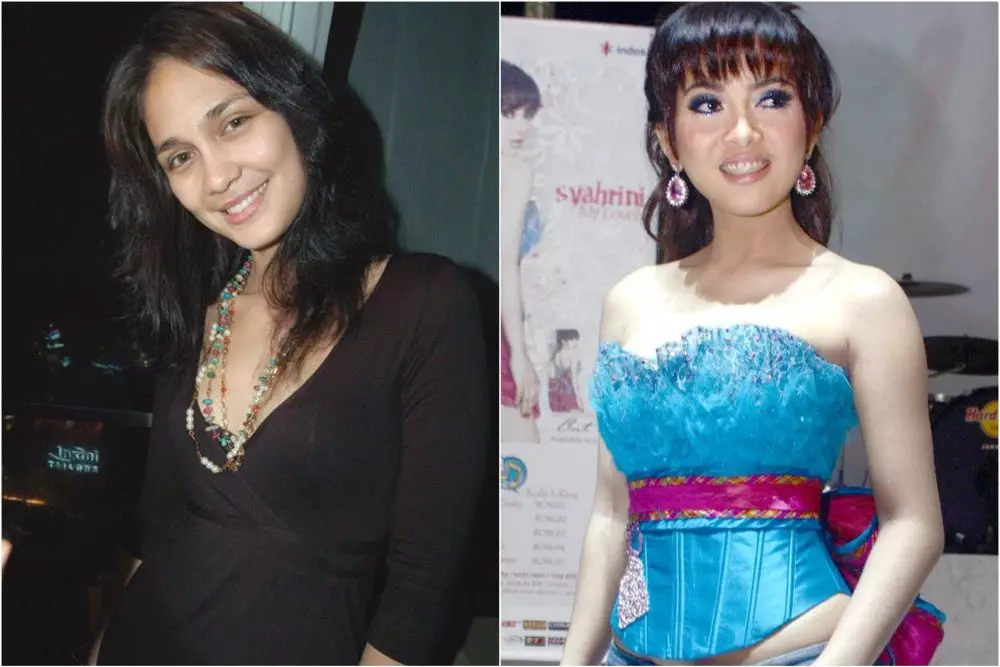 beda gaya syahrini dan luna maya awal karier © berbagai sumber beda gaya syahrini dan luna maya awal karier © berbagai sumber