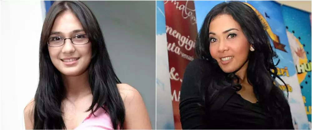 beda gaya syahrini dan luna maya awal karier © berbagai sumber beda gaya syahrini dan luna maya awal karier © berbagai sumber