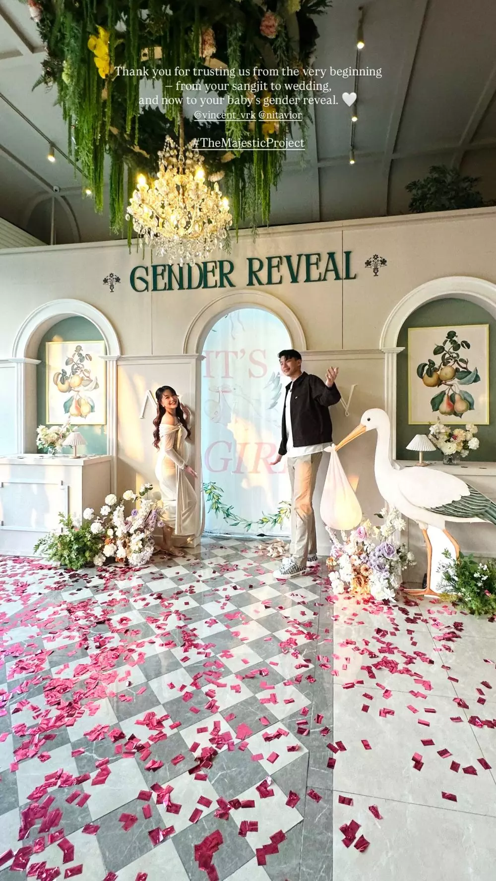 gender reveal anak pertama Nita Vior © Instagram gender reveal anak pertama Nita Vior © Instagram
