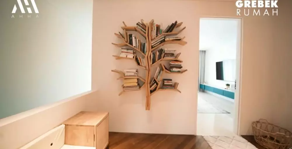 potret kamar Aura Kasih ada rak buku berbentuk pohon YouTube potret kamar Aura Kasih ada rak buku berbentuk pohon YouTube