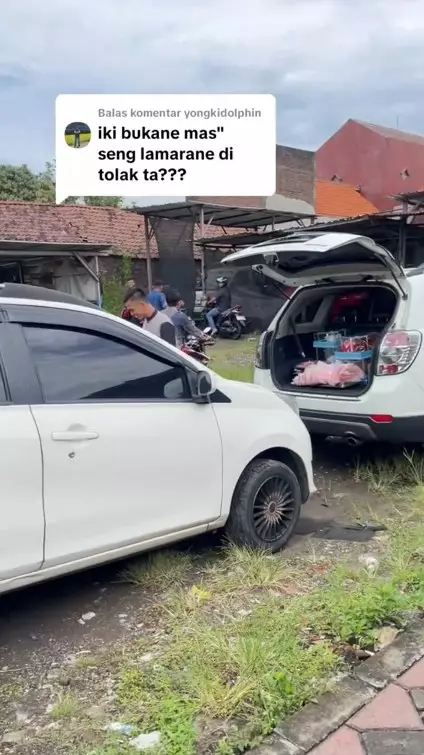 potret seserahan diterima pihak wanita © TikTok potret seserahan diterima pihak wanita © TikTok