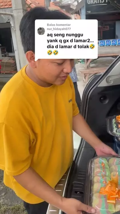 potret seserahan diterima pihak wanita © TikTok potret seserahan diterima pihak wanita © TikTok