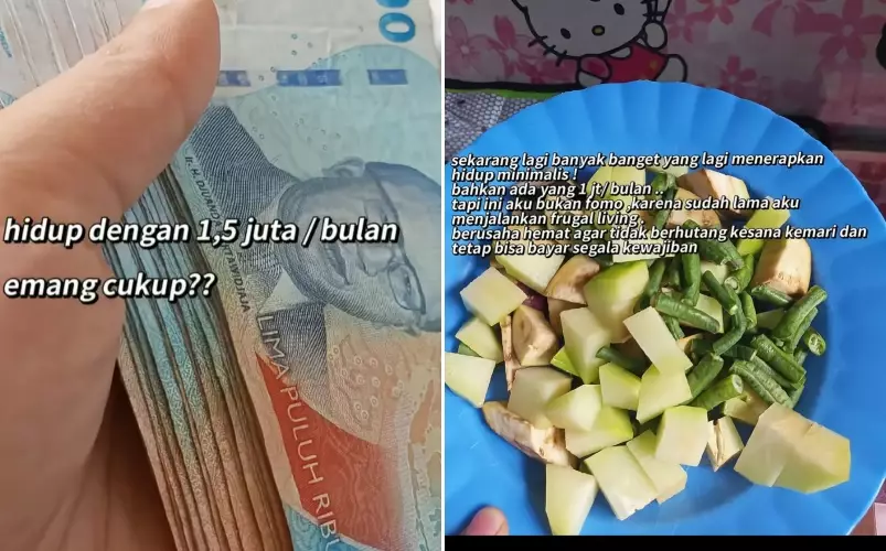 Cara IRT dua anak bertahan hidup dengan gaji Rp1,5 juta © 2025 Instagram