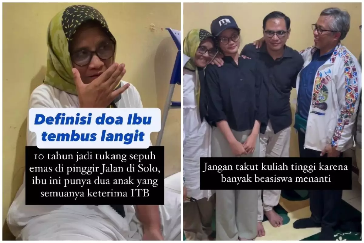 Definisi doa ibu tembus langit, 10 tahun jadi tukang sepuh emas, kini 2 anaknya lolos di ITB